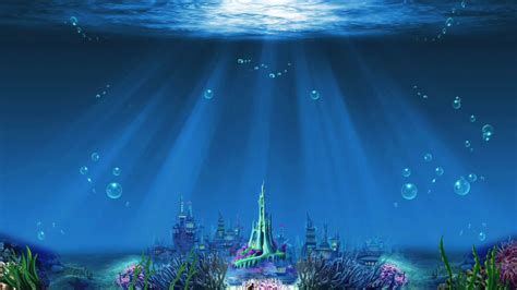 Little Mermaid Castle Underwater