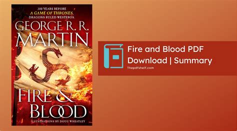 Fire and Blood PDF Download Free | Summary - E-shelf of PDF Books & Novels | Read Online & Free ...