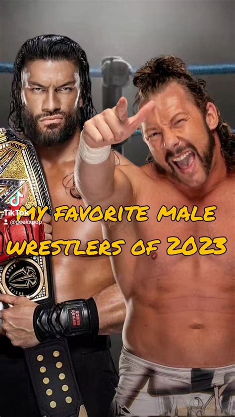 These are my favorite male wrestlers of 2023. Who are yours? : r/geekXpop