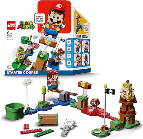 LEGO Super Mario Adventures with Mario Starter Course 71360 Building Kit: Amazon.com.au: Toys ...