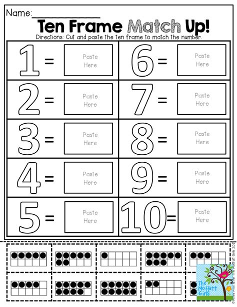 5 And 10 Frame Activities For Kindergarten - Kindergarten