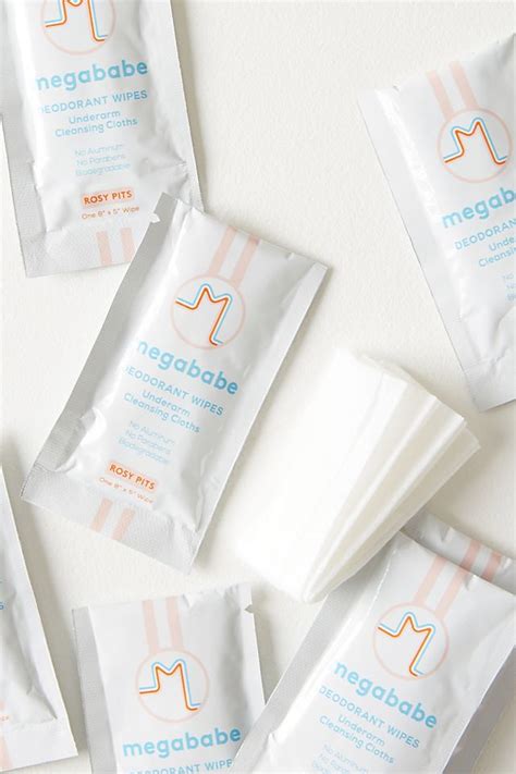 Megababe Rosy Pits Deodorant Wipes | Anthropologie