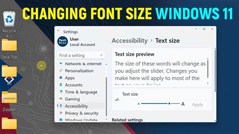 How To Change Desktop Icon Font Size In Windows 11 - Printable ...