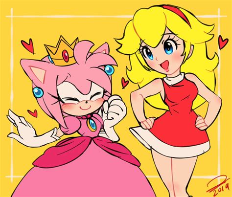 Princess Amy Rose And Prince Sonic