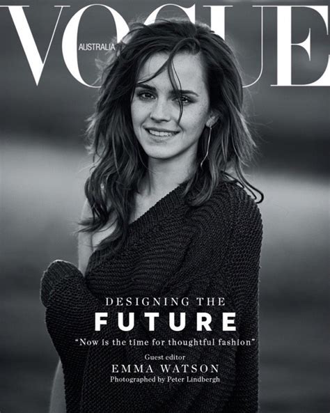 Emma Watson | Black & White Fashion Shoot | Vogue Australia Cover | Fashion Gone Rogue