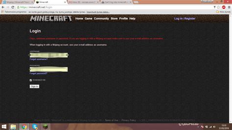 technical issues - Can't log into minecraft account when username and ...