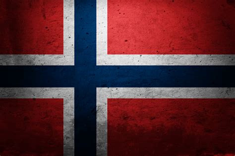 Norweigen Flag - National Flag Of Norway | sunwalls