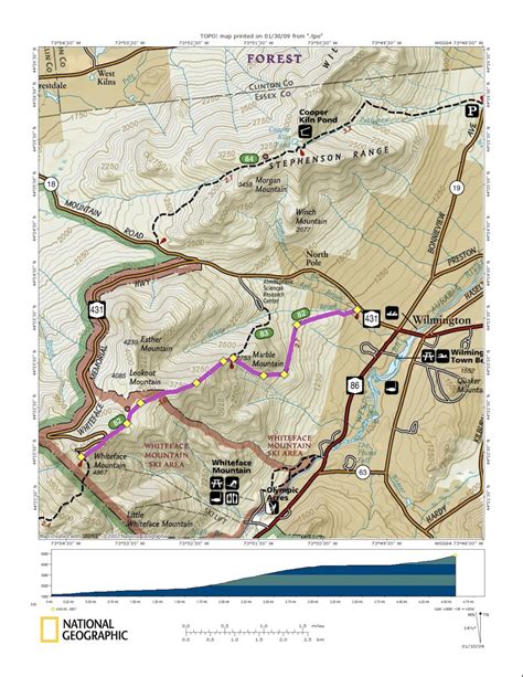 Trail Lust: Whiteface Mountain Trail Map