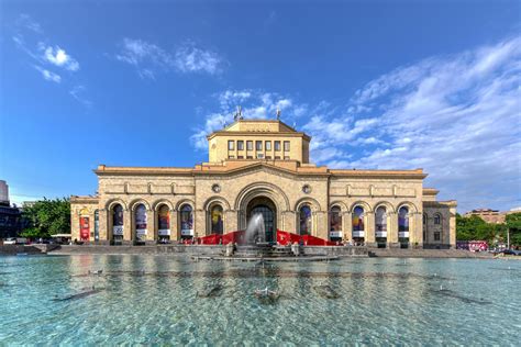 History Museum of Armenia in Republic Square, the central town square ...