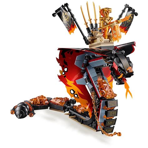 LEGO NINJAGO: Fire Fang Snake Toy for Kids (70674) | Лего ниндзя, Лего, Змея