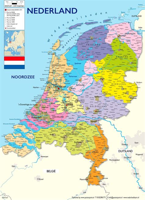 Kaart Van Nederland Met Steden | digtotaal