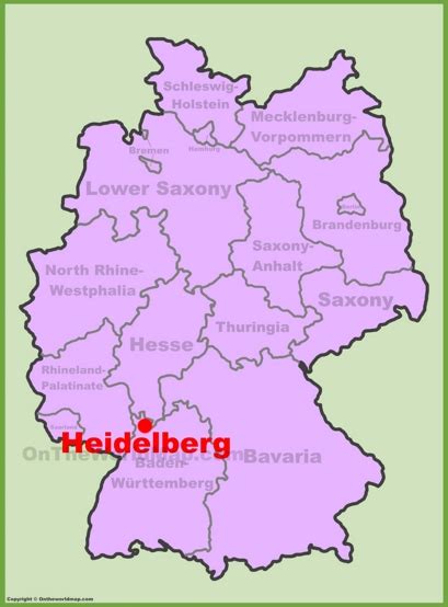 Heidelberg Maps | Germany | Maps of Heidelberg