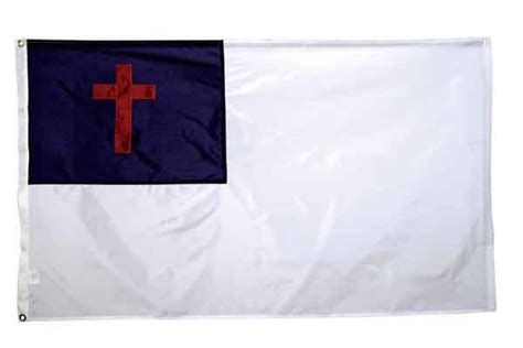 US Made Religious Nylon Indoor Christian Flag Set 4x6 & more garden ...