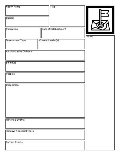 Dnd Worldbuilding Template