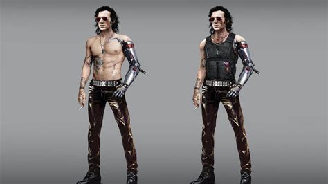 Cyberpunk 2077 Johnny Silverhand concept art reveals the character ...