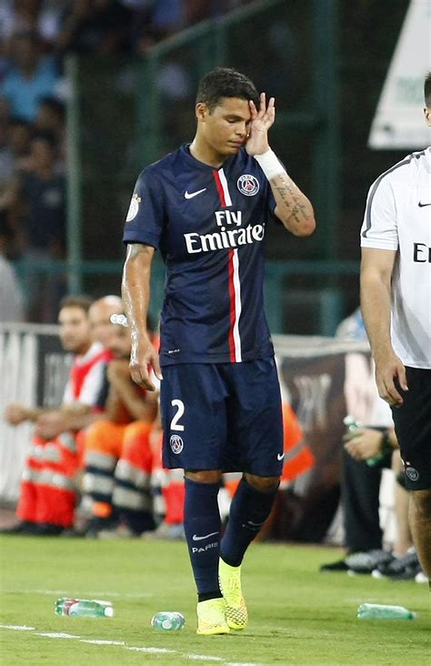 PSG captain Thiago Silva out for 'several weeks'