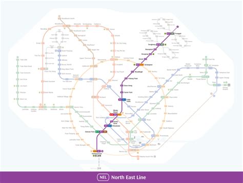 North East Line Map - MRT Map