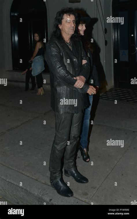 Alice Cooper and wife Sheryl Goddard Out For Dinner In Beverly Hills ...