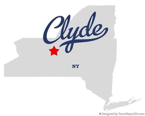 Map of Clyde, NY, New York