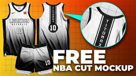 FREE BASKETBALL JERSEY MOCKUP (NBA CUT JERSEY MOCKUP DESIGN) - YouTube