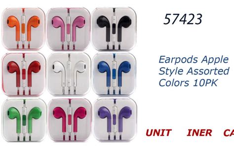 57423 – APPLE Style Headphone Assorted Colors – Ramsey Distributors