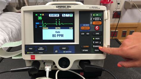 LifePak 20e Transcutaneous Pacing - YouTube