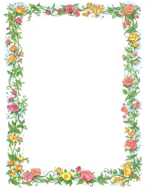 Flower Border Clip Art Free Download | Adiestradorescastro.com Clipart - Cliparts.co