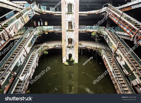 Damaged Escalators Abandoned Shopping Mall Building Stock Photo (Edit Now) 233620498