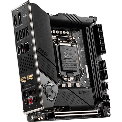 MSI MEG Z490I UNIFY LGA 1200 Mini-ITX Motherboard Z490IUNIFY B&H