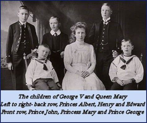 Children of George V | British Royal Family Then and Now | Pinterest