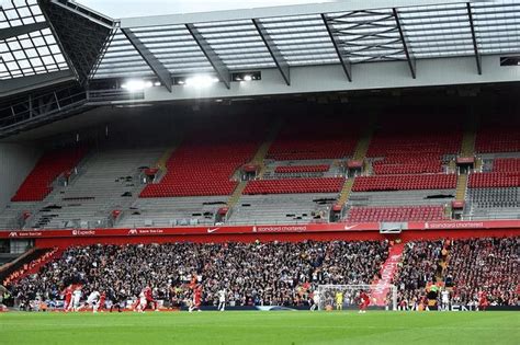 Liverpool's Anfield Road stand upper tier to remain closed until 2024 ...