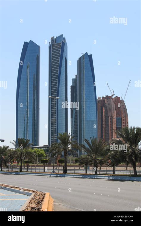 Skyscrapers of Abu Dhabi Stock Photo - Alamy