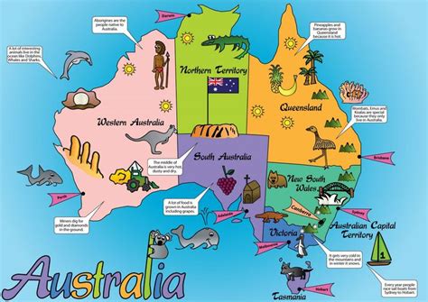 Printable Map Of Australia australia maps printable of for download inside map to print noavg ...