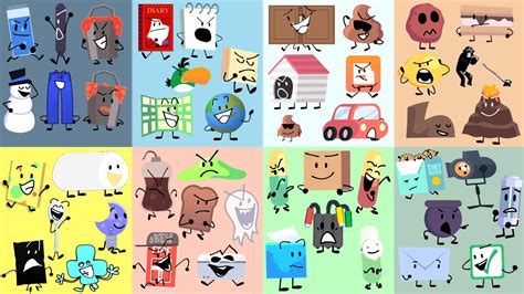 If Daily Object Show Characters were on BFB Teams by skinnybeans17 on DeviantArt