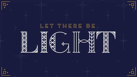 Let There Be Light - Christmas Sermon Series Art :: Behance