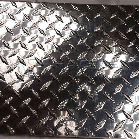 Polished Diamond Plate Aluminum Sheets