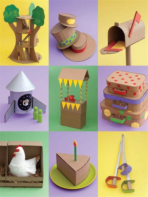 Cardboard Box Craft Ideas For Kids