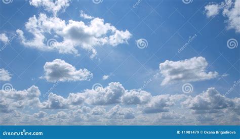 Blue sky panorama stock image. Image of light, group - 11981479