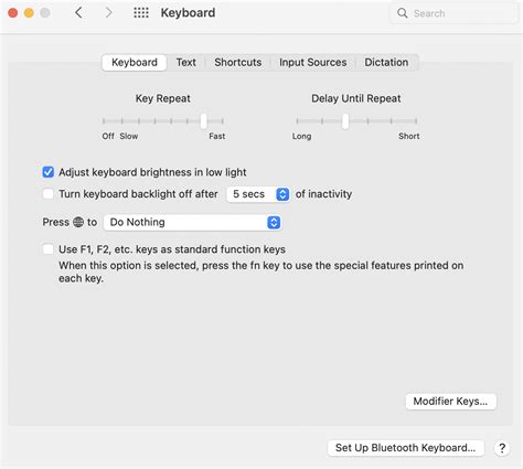 Macbook Pro Key Functions