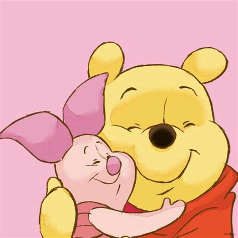 Pooh and Piglet Hugging. Showin' Some Love. "Winnie the Pooh and Friends" | Whinnie the pooh ...