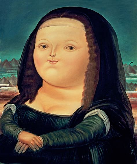 Fernando Botero – Mona Lisa, 1978, 183 x 166 cm | Fernando botero, Mona ...