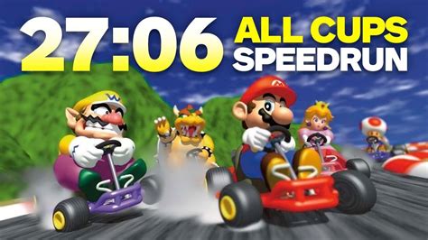 Mario Kart 64: All 150cc Cups Finished In 27 Minutes - Speedrun - YouTube