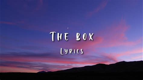 the box lyrics song|| the box song with lyrics|| the box lyrical song ...