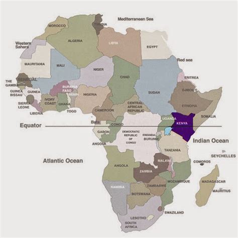 Printable Africa Map - Free Printable Maps