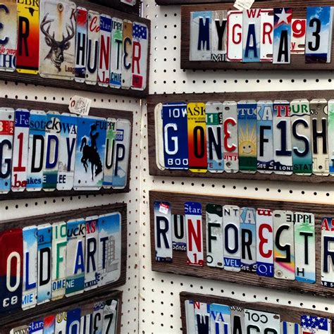 Creations by Claire and Restores by Rhonda: License Plate Wall Art