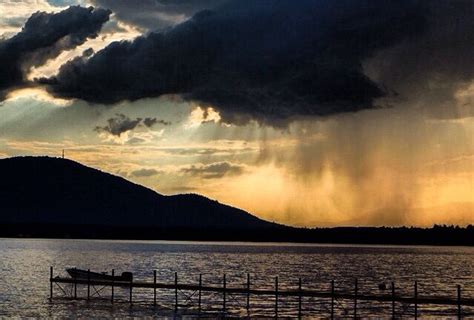 Rain storm traveling across Ossipee Lake! | Ossipee lake, Ossipee, New ...