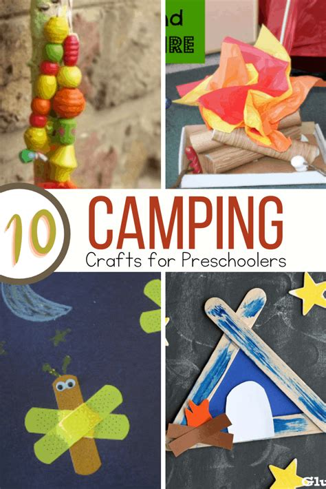 Easy Camping Art Activities for Preschoolers