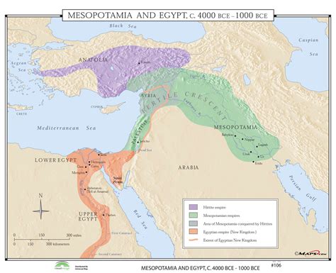 Mesopotamia And Egypt Map