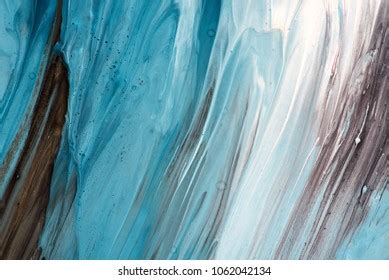 Hand Drawn Gouache Painting Abstract Art Stock Photo 1062042134 ...