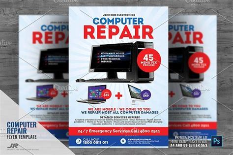 Computer Repair Flyer Examples